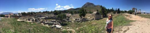 Panorama of Ancient Corinth
